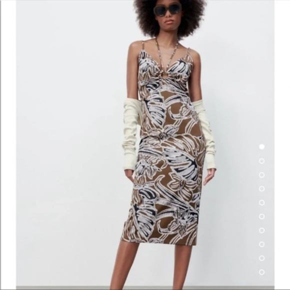New Zara Midi Dress - Picture 12 of 14